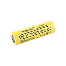 Акумулятор LiitoKala 21700 Lii-50E 3.7В 5000 мА·год Li-ion