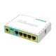 Маршрутизатор MikroTik hEX PoE lite 5xFE/PoE, 1xUSB, RouterOS L4 (RB750UPr2)