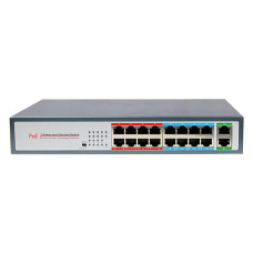PoE-комутатор Bas-IP SH-20.16 16-портовий некерований
