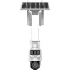 IP-відеокамера 4G 4 Мп  Hikvision DS-2DE2C400IWG-K/4G/C05S10 4МП (2.8мм) із сонячною панеллю та вбуд