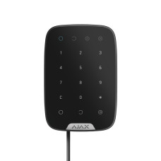 Дротова сенсорна клавіатура Ajax KeyPad Fibra black