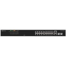 Некерований PoE-комутатор Ruijie Reyee RG-ES118FGS-LP 2 Combo гігабітні з 16 портами PoE