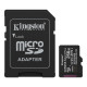 Карта пам'яті microSDXC Kingston 256Gb Canvas Select Plus Gen3 class 10 А1 UHS-I + SD-адаптер (SDCS3