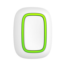 Бездротова тривожна кнопка Ajax Button S Jeweller white