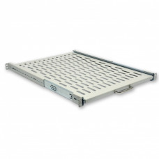 Полиця висувна 19" CMS UA-SHSL-600G 1U 600 мм, сіра