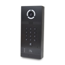 Багатоабонентська IP-виклична панель Bas-IP AV-09KFBI (black) зі зчитувачем UKEY та розпізнаванням о