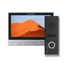 Комплект відеодомофону Slinex SK 7 Start (Slinex SK 7 grey + панель виклику ML-17HR graphite)