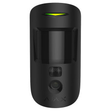 Бездротовий датчик руху Ajax Superior MotionCam (PhOD) Jeweller black з фотофіксацією по тривозі та