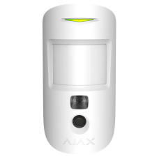 Бездротовий датчик руху Ajax Superior MotionCam (PhOD) Jeweller white з фотофіксацією по тривозі та