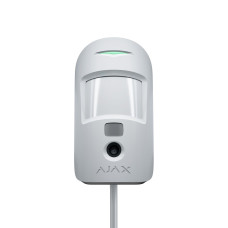Дротовий датчик руху Ajax Superior MotionCam Fibra white з підтримкою фотоверифікації тривог