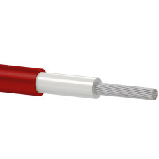 Кабель Одескабель H1Z2Z2-K 1*6 red бухта 20 м гнучкий безгалогенний фотовольтаїчний для сонячних еле