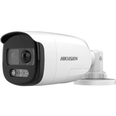 HD-TVI відеокамера 2 Мп Hikvision DS-2CE12DFT-PIRXOF (3.6 мм) ColorVu з PIR датчиком і сиреною для с