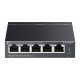 Комутатор TP-LINK TL-SG1005LP 5xGE/4xPoE+ 40W некерований 250м