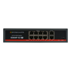 PoE-комутатор FoxGate S5808P-E2 (T) CCTV 8-портовий некерований