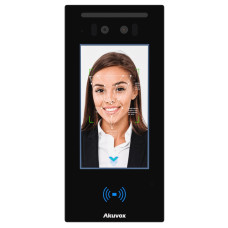 IP-панель виклику Akuvox E16C з біометричним терміналом розпізнавання облич (в масці), температури т