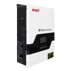 Гібридний інвертор MUST PV18-1512VPM, 1500W, 12V, струм заряду 10/20A, 160-275V, MPPT (60А, 15-145 V