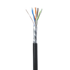Кабель звита пара GoldMine GM FTP 4*2*0.5-CU PE MP кат.5е (FTP мідь зовнішній з несучим дротом) бухт