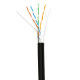 Кабель звита пара GoldMine GM FTP 4*2*0.5-CU PVC-PE MT кат.5 (FTP мідь зовнішній з несучим тросом) б
