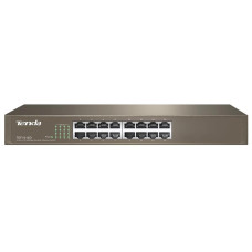 Комутатор TENDA TEF1016D 16xFE, Rackmount, Некерований