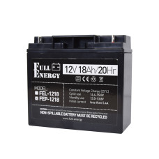 Акумулятор 12В 18А·год для ДБЖ Full Energy FEP-1218