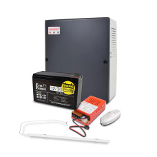 Бокс пластиковий PLB 7-9 А·год + Світильник LED лінійний 450 мм 10 Вт 6500K + БП UPS 35W Smart ASCH