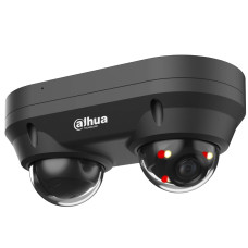 IP-відеокамера 4 Мп+4 Мп Dahua DH-IPC-HDBW2449F-AS-E2-IL-Black (2.8+2.8 мм) з подвійним підсвічуванн