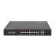 Комутатор мережевий GreenVision POE GV-010-D-16+2 PG+1 SFP