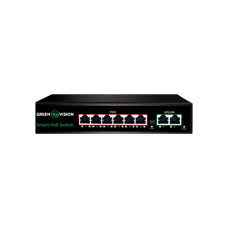 Комутатор мережевий GreenVision POE GV-020-D-6G+2PG