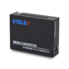 Медiаконвертер 100M 20км WDM SC, STELS-F110SB-20B-1550