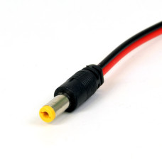 Роз'єм живлення (тато. male) Y Power jack 2.1*5.5mm з дротом 30 см