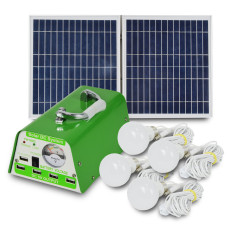 Сонячна система освітлення Solar Technology YH1003B з блоком живлення 12 А-год для освітлення приміщ