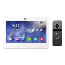 Комплект відеодомофона Neolight NeoKIT IP Pro WF 10: IP відеодомофон 10.1" з Wi-Fi та 2 Мп IP відеоп